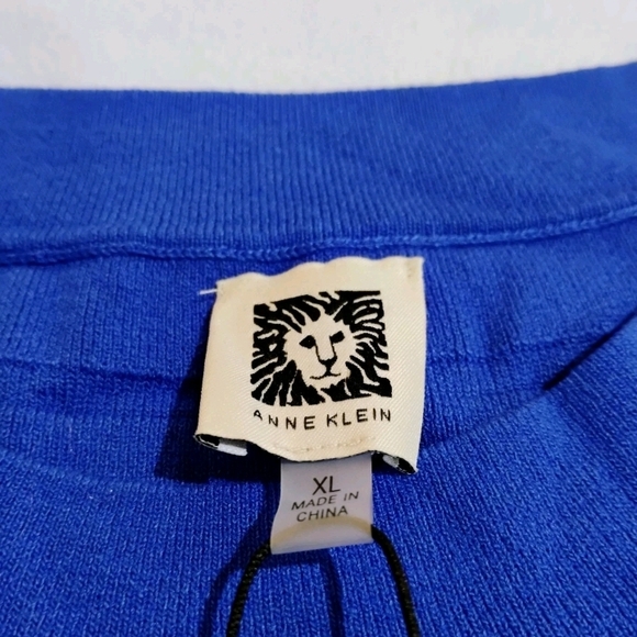 Anne Klein Royal Blue Tank Top - Picture 2 of 8